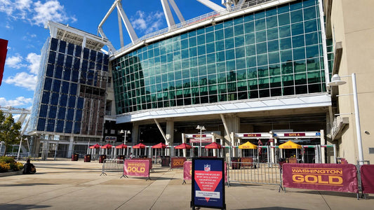 Northwest Stadium entrance, home of the Washington Commanders